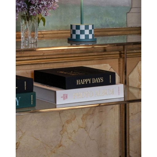 Álbum fotográfico "Happy days" 24x24cm preto PRINTWORKS