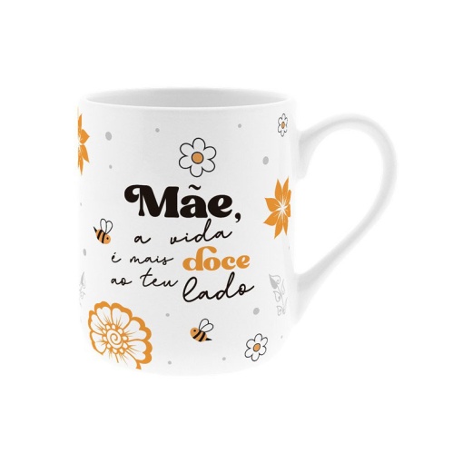 LOVELY STORY ceramic mug "Mom, life is sweeter by your side" 330ml