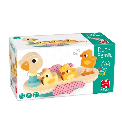 Familia de patitos de madera GOULA
