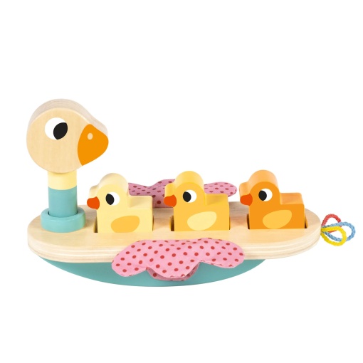 Familia de patitos de madera GOULA