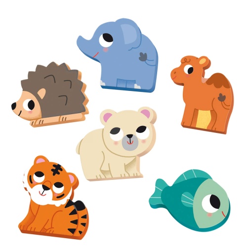 Rompecabezas de madera de 5 piezas GOULA Hábitat