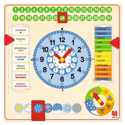 Reloj calendario GOULA