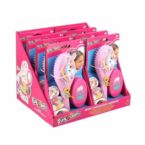 Cepillo para el cabello jumbo Funlockets Secret Shimmerizer