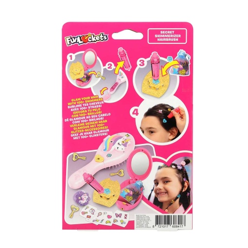 Cepillo para el cabello jumbo Funlockets Secret Shimmerizer