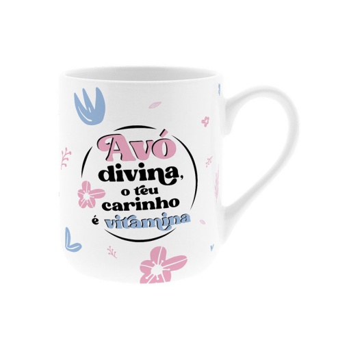 LOVELY STORY ceramic mug "Divine Grandma, your affection is like vitamins" 330ml