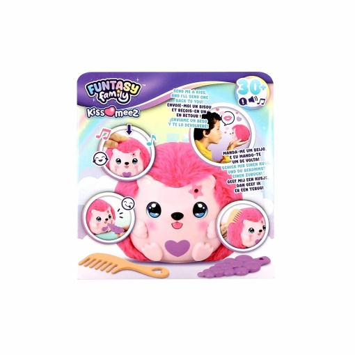 Funtasy Family Kiss-Meez Pink Hedgehog JUMBO