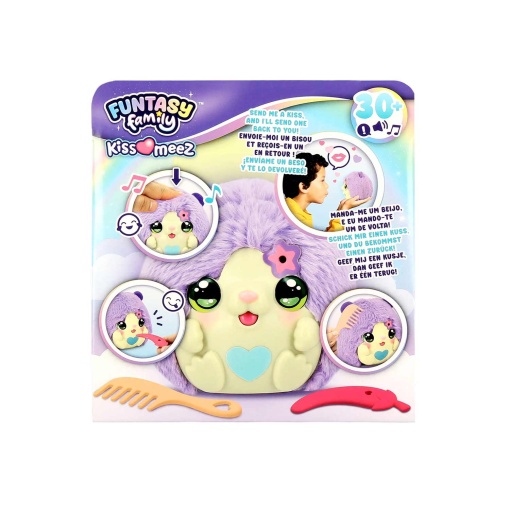 Funtasy Family Kiss-Meez purple hamster JUMBO