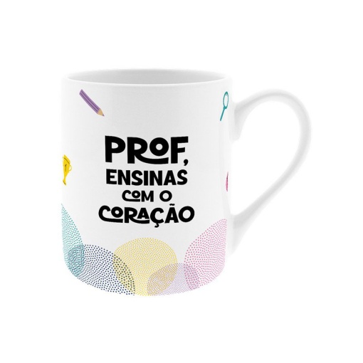 LOVELY STORY ceramic mug "Teacher, you teach with your heart" 330ml