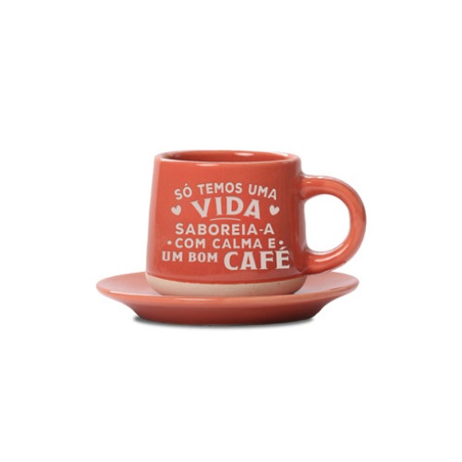 Espresso cup "Life and coffee"