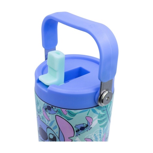 Copo térmico Cool aço inoxidável com alça DISNEY Stitch Aloha 860 ml