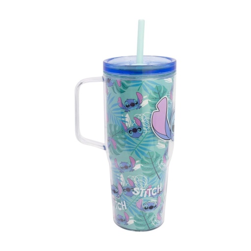 Taza básica con asa Cool Basic, DISNEY Stitch Aloha, 860 ml
