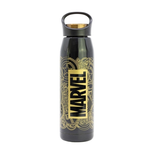 Botella térmica de acero inoxidable Glam MARVEL Golden Treasure 665 ml