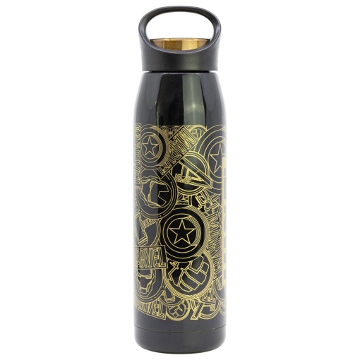 Botella térmica de acero inoxidable Glam MARVEL Golden Treasure 665 ml