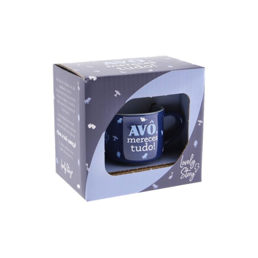 Chávena de café LOVELY STORY "Avô, mereces tudo!" 50ml