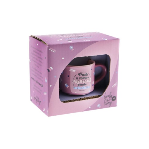 Chávena de café LOVELY STORY "Para a minha afilhada mais adorada" 50ml