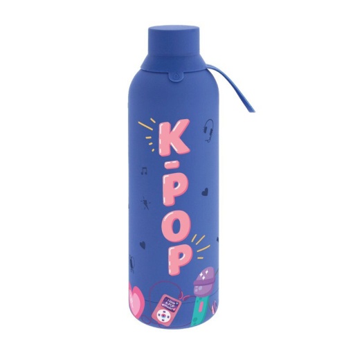 Garrafa térmica LOVELY STORY K-POP azul 750ml
