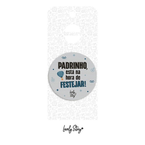 Abre-caricas LOVELY STORY "Godfather, it's time to celebrate"