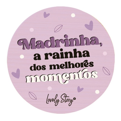 Abre-caricas LOVELY STORY "Godmother, the queen of the best moments"