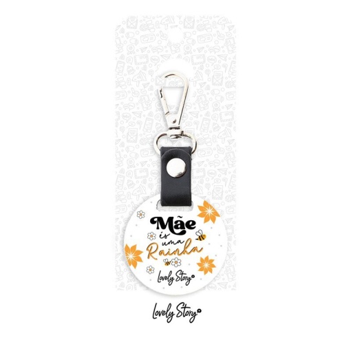 Lovely Story Keychain "Mom, you're a queen"