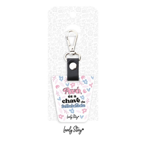 LOVELY STORY keychain "Grandma, you are the key to happiness"