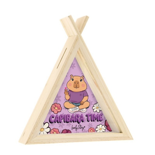 Mealheiro Tipi LOVELY STORY Capivara "Capibara time"