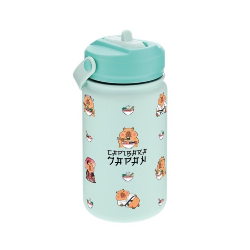 Garrafa térmica com adaptador LOVELY STORY 330 ml Capivara "Capibara Japan"
