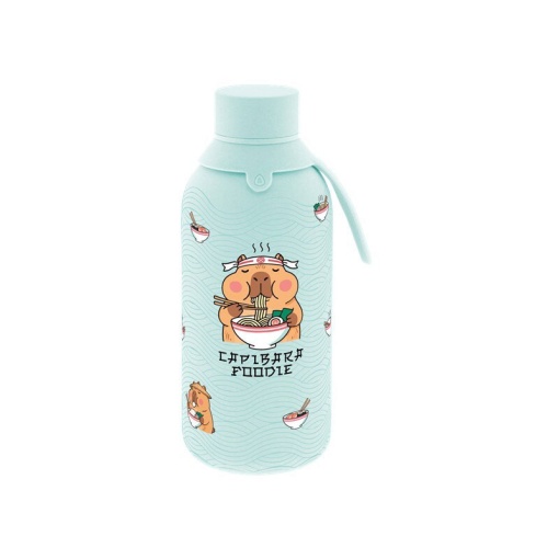 Garrafa térmica LOVELY STORY 500 ml Capivara "Capibara foodie" Mint