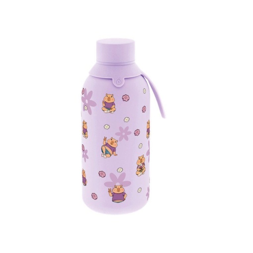 Garrafa térmica LOVELY STORY 500 ml Capivara "Capibara foodie" Lilac