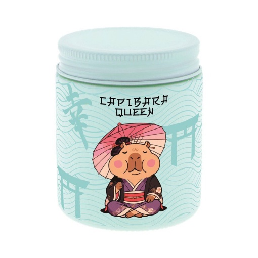 Vela aromática LOVELY STORY Capivara "Capibara queen" 160 g Maçã