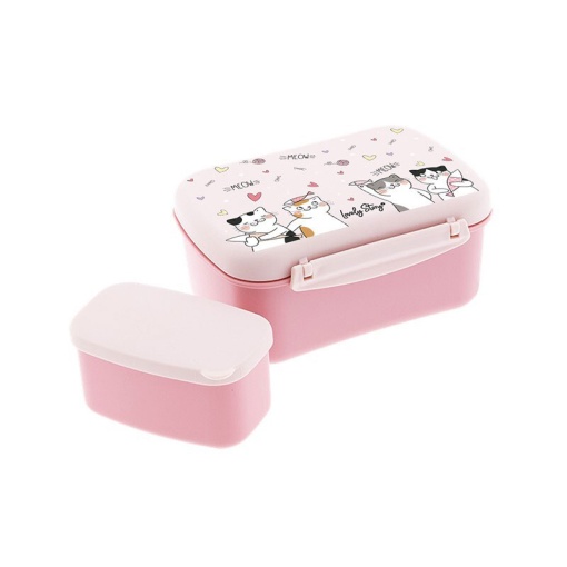 Caixa de lanche LOVELY STORY Meow Love (2 unidades)