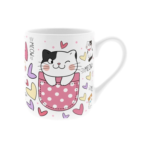 LOVELY STORY Meow Love ceramic mug, 330 ml