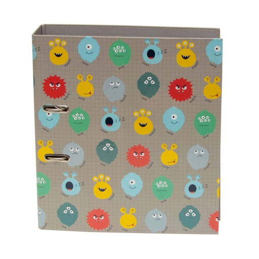 A4 school folder ANCOR B'Log Play Me wide spine 2 rings assorted