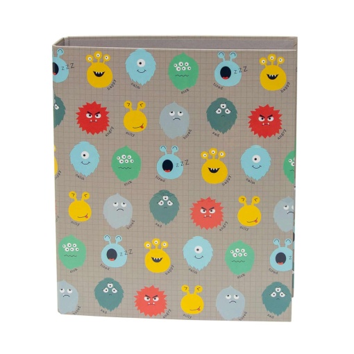 A4 school binder ANCOR B'Log Play Me narrow spine 2 rings assorted