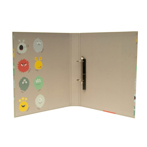 A4 school binder ANCOR B'Log Play Me narrow spine 2 rings assorted