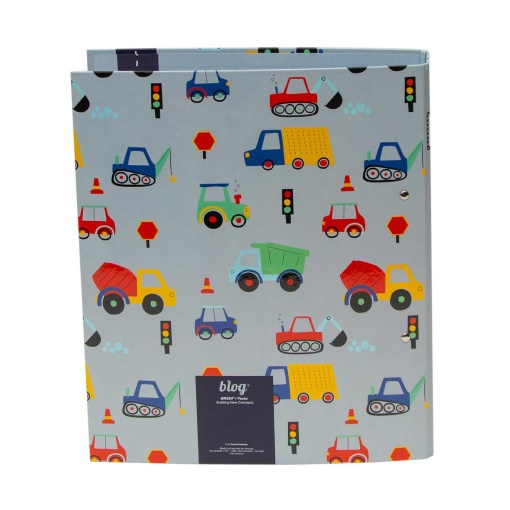 A4 school binder ANCOR B'Log Play Me narrow spine 2 rings assorted