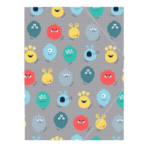 Elastic folder with ANCOR B'Log Play Me Monster cushion