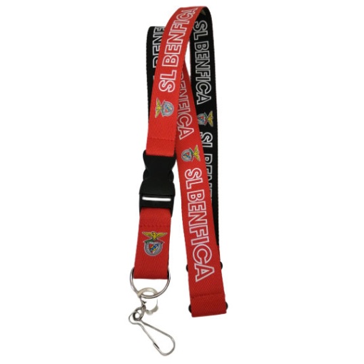 Correa de cuello con mosquetón del Benfica