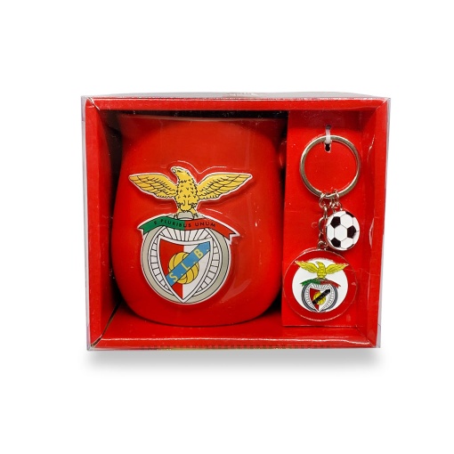 Juego de taza y llavero "Piedra" del Benfica