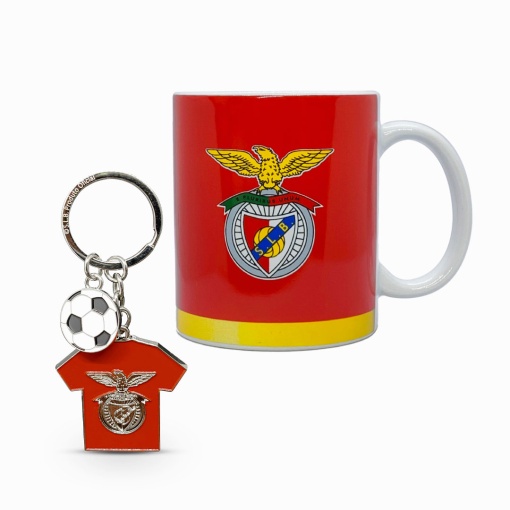 Conjunto Caneca + Porta-chaves Benfica