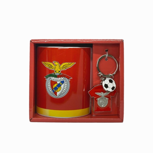 Conjunto Caneca + Porta-chaves Benfica
