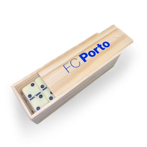 Dominó com Caixa de Madeira Porto