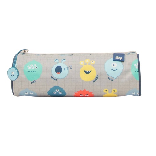 Estojo Ancor B'Log Play Me Monster Redondo