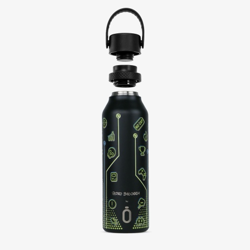 Garrafa térmica RUNBOTT Mii Pedro Baigorria 600 ml Good Game