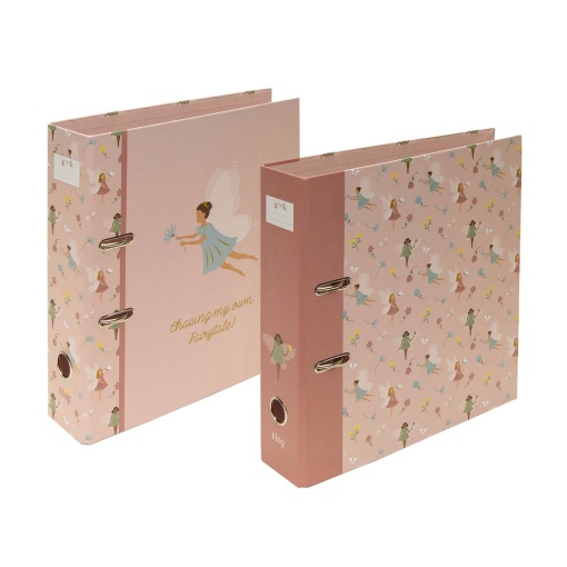 Dossier escolar A4 ANCOR B'LOG Fairies lombada larga 2 argolas sortido