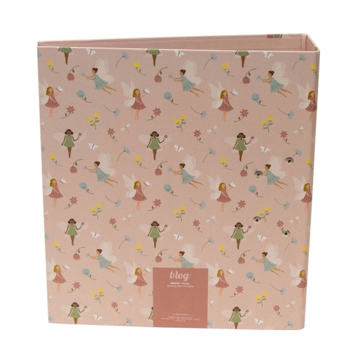 A4 school folder ANCOR B'LOG Fairies wide spine 2 rings assorted