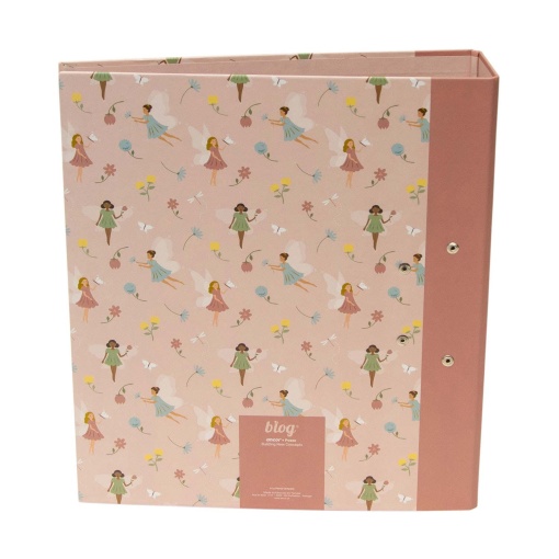 A4 school folder ANCOR B'LOG Fairies wide spine 2 rings assorted