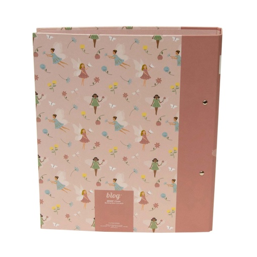 A4 school folder ANCOR B'LOG Fairies narrow spine 2 rings assorted