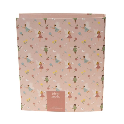 A4 school folder ANCOR B'LOG Fairies narrow spine 2 rings assorted