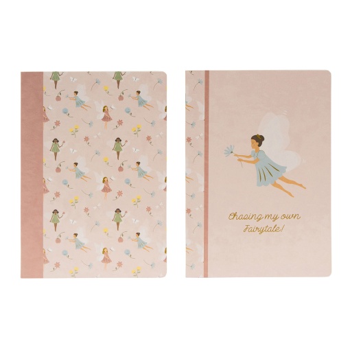 Caderno A4 agrafado ANCOR B'LOG Fairies pautado 48 folhas 90 g sortido