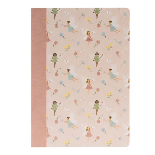 A4 stapled notebook, ANCOR B'LOG Fairies grid, 48 sheets, 90 g, assorted paper.